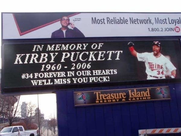 Metrodome billboard