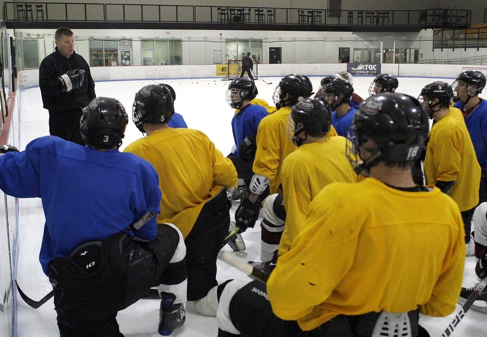 Team huddle