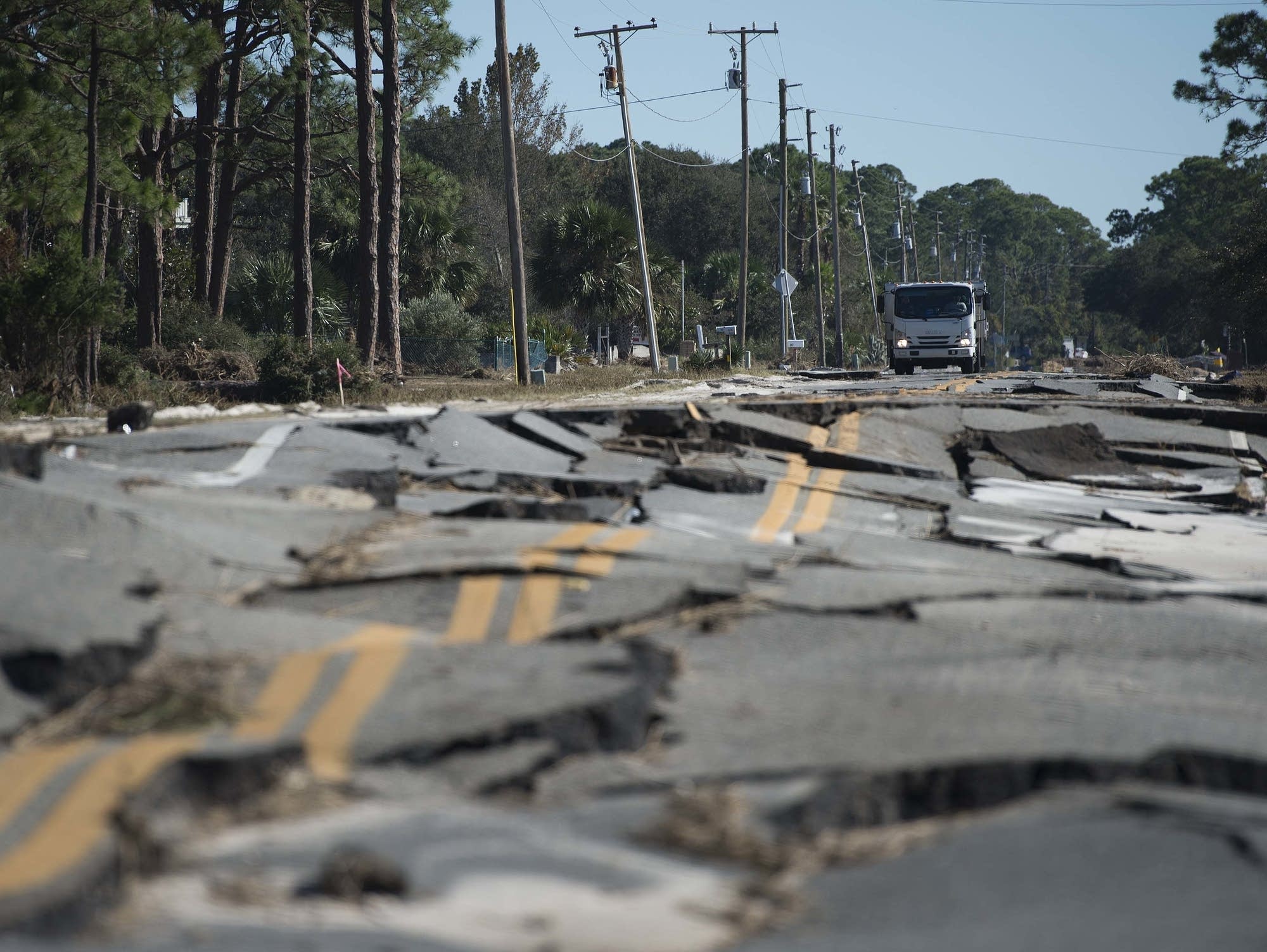 Hurricane Michael damage