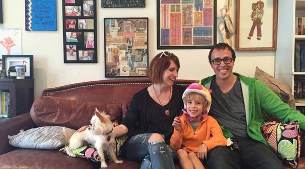 Aaron and Mary Murray live with their five-year-old daughter Vandy and their dog Murphy in Los Angeles.