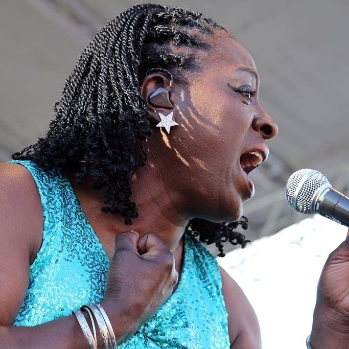 Sharon Jones at Rock the Garden 2010