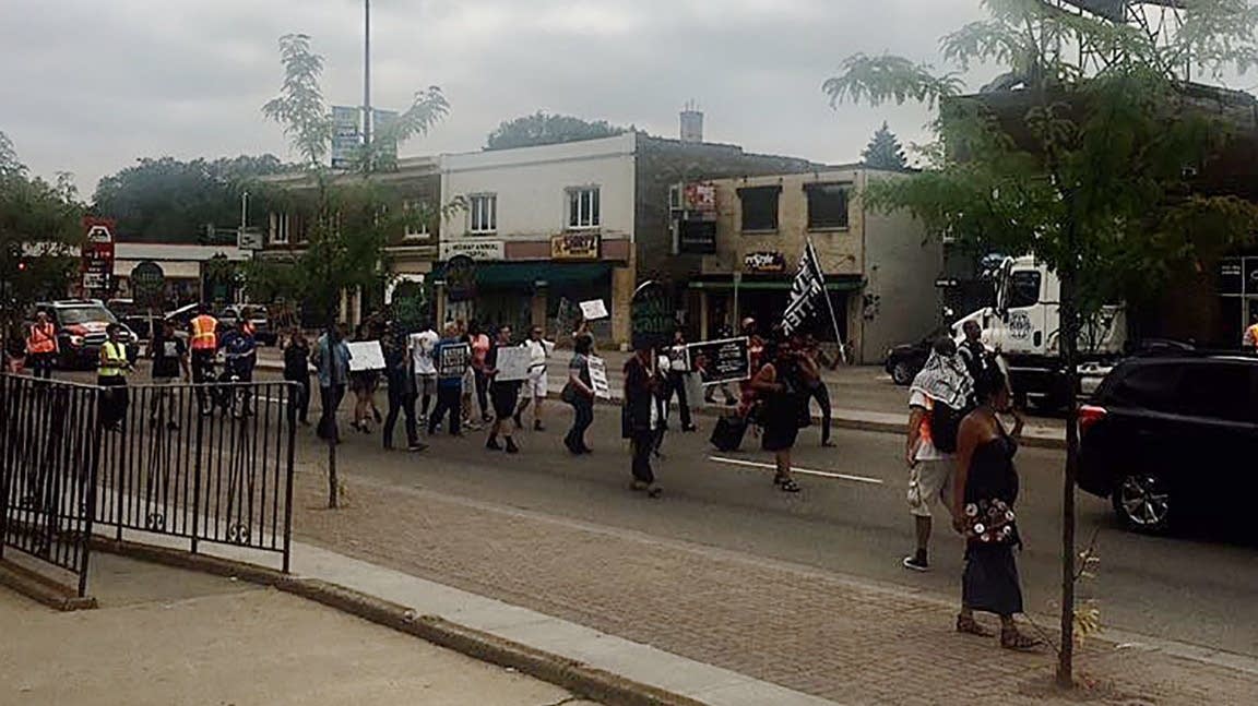 Protesters march near Minnesota State Fair to raise concerns about law ...