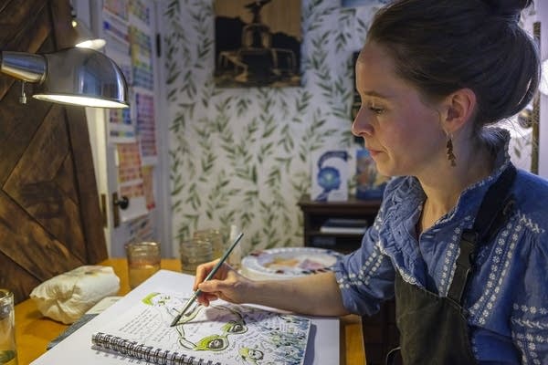 Katharine Woodman-Maynard, an author and cartoonist