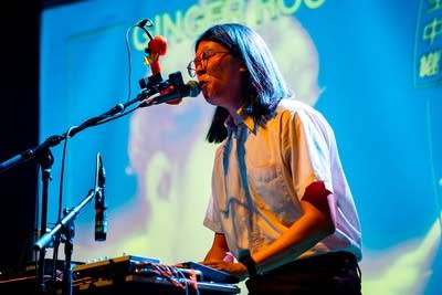 Ginger Root performing on stage