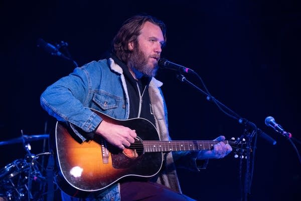 John Mark McMillan performs at Saturn Birmingham on November 15, 2021 in Birmingham, Alabama.