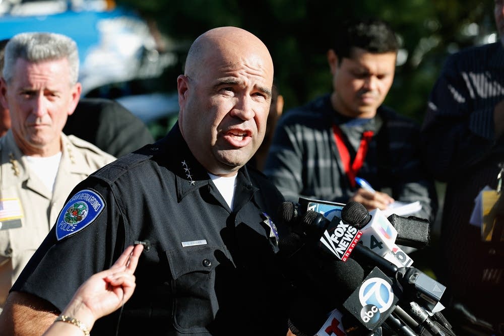 San Bernardino Police Chief Jarrod Burguan