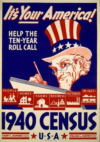 1940 census poster