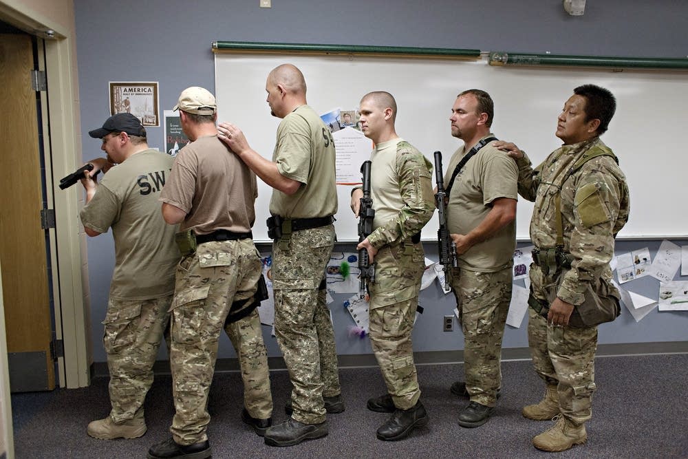 Six members of the West Central Minnesota S.W.A.T.