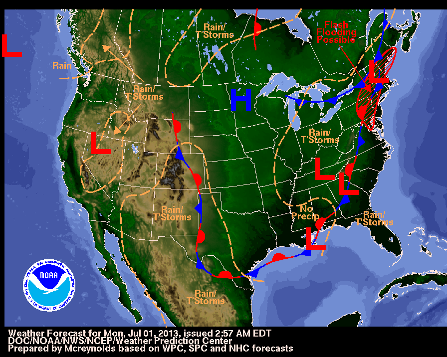 July 1 - map
