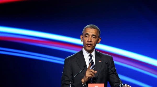 U.S. President Barack Obama visiting Germany in April of this year to make the case for the T-TIP.