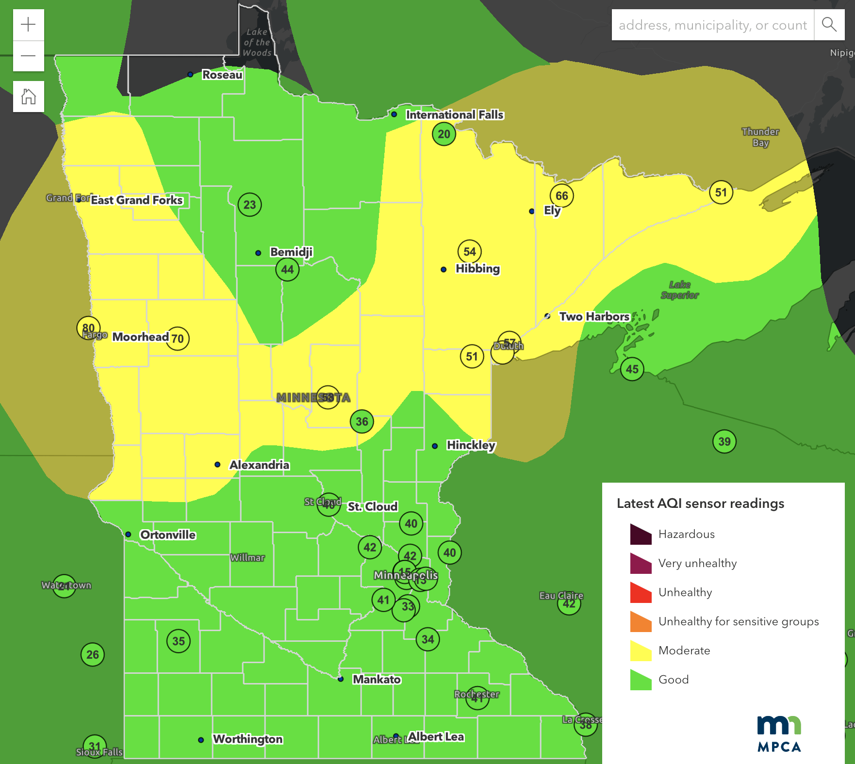 current AQI