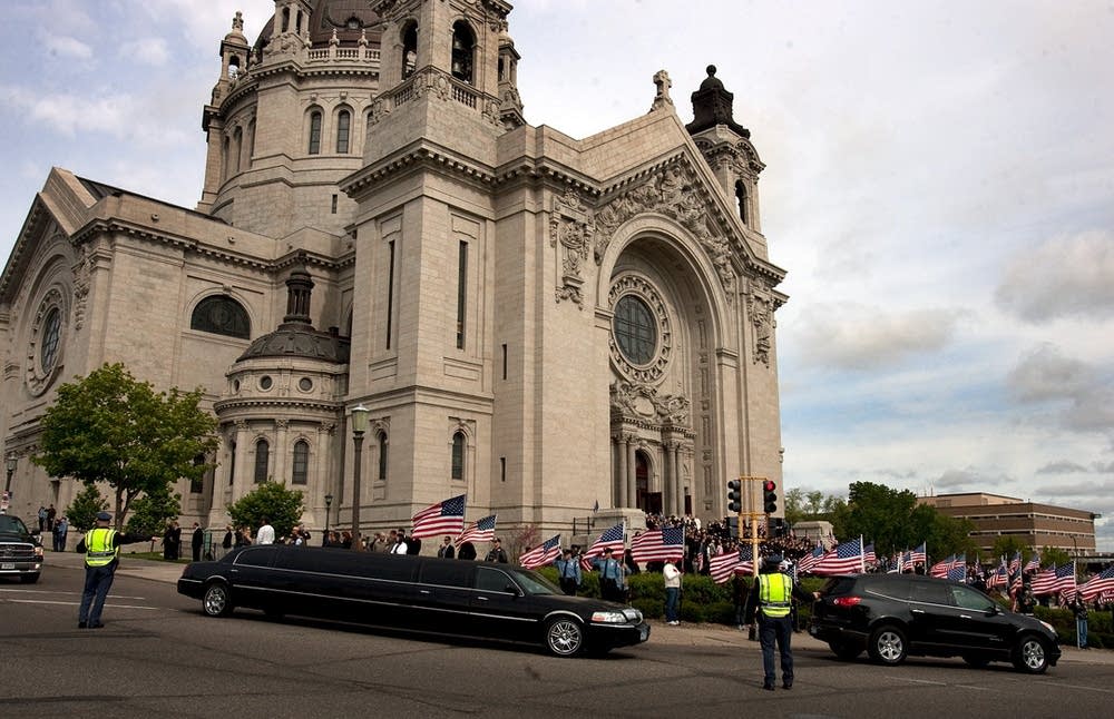 Photos Sgt. Joseph Bergeron funeral Minnesota Public Radio News