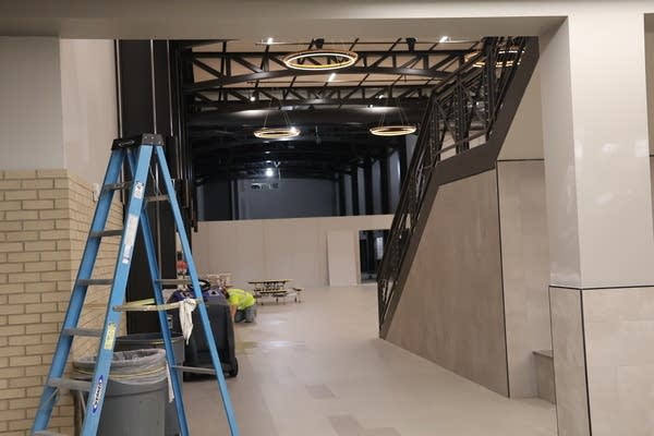 A new lobby in a school