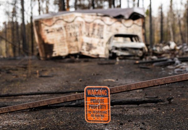 A burned property 