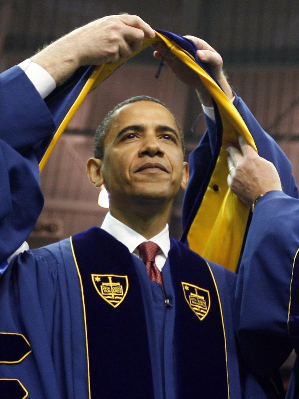 Obama's appearance at Notre Dame
