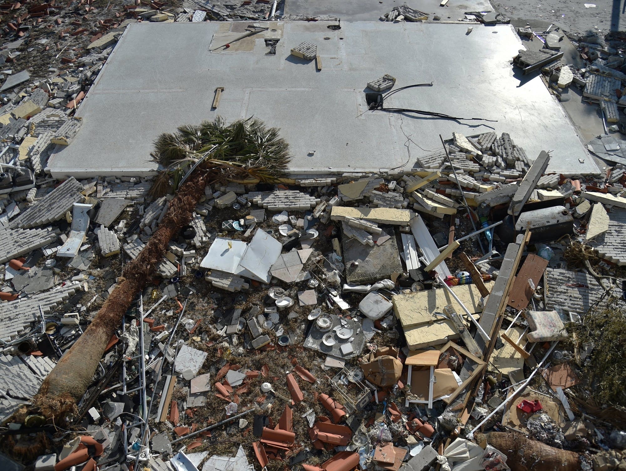 Hurricane Michael damage