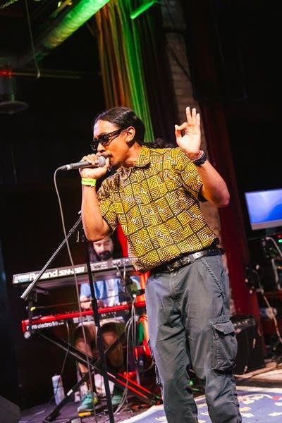 fanaka nation and his band performing