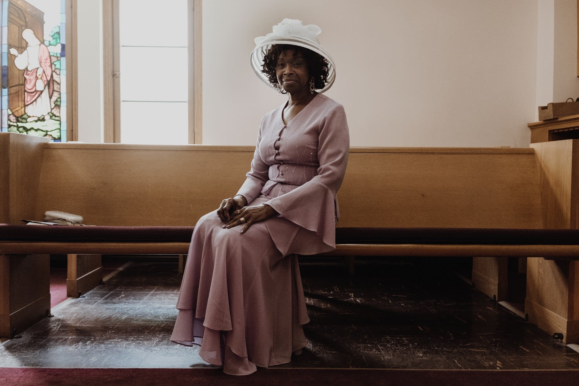 A photograph from Den-Zell Gilliard's series, Sunday Best