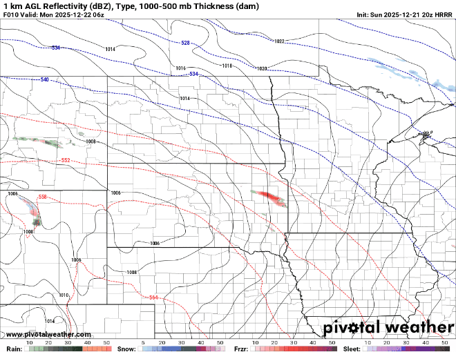 Forecast precipitation Sunday midnight to 8 a.m.
