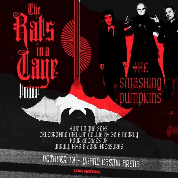 The Smashing Pumpkins Rats in a Cage 2026 Tour Admat