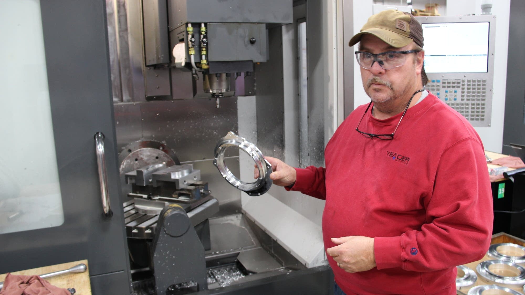 Mike Yeager, president of Yeager Machine