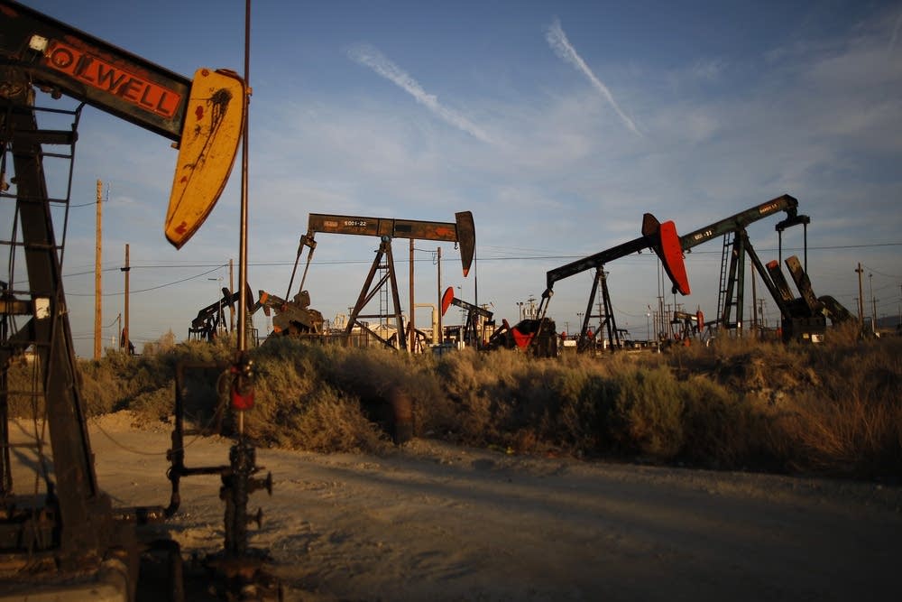 Pump jacks and wells