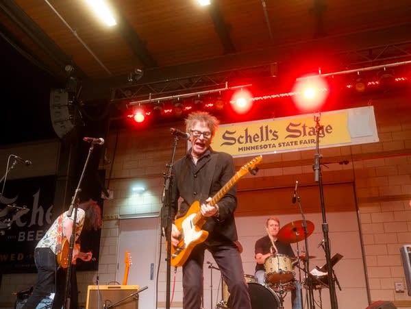 Tommy Stinson performs with Al Church and The Congregation at the Schell's Stage at the Minnesota State Fair on Friday, September 1, 2023.