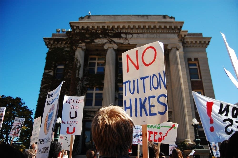 Protesting tuition