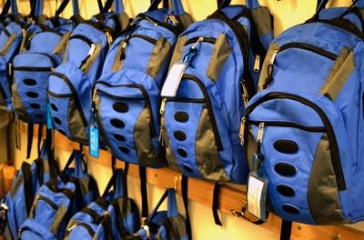 Backpacks at Harriet Bishop