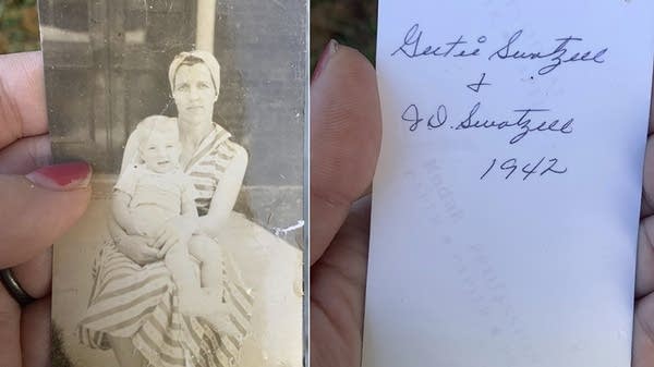 Photo from tornado-damaged home lands almost 130 miles away