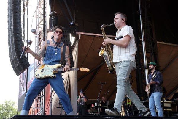 The Revivalists perform during the 2024 Boston Calling Music Festival at Harvard Athletic Complex on May 26, 2024 in Boston, Massachusetts.