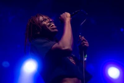 people performing on stage