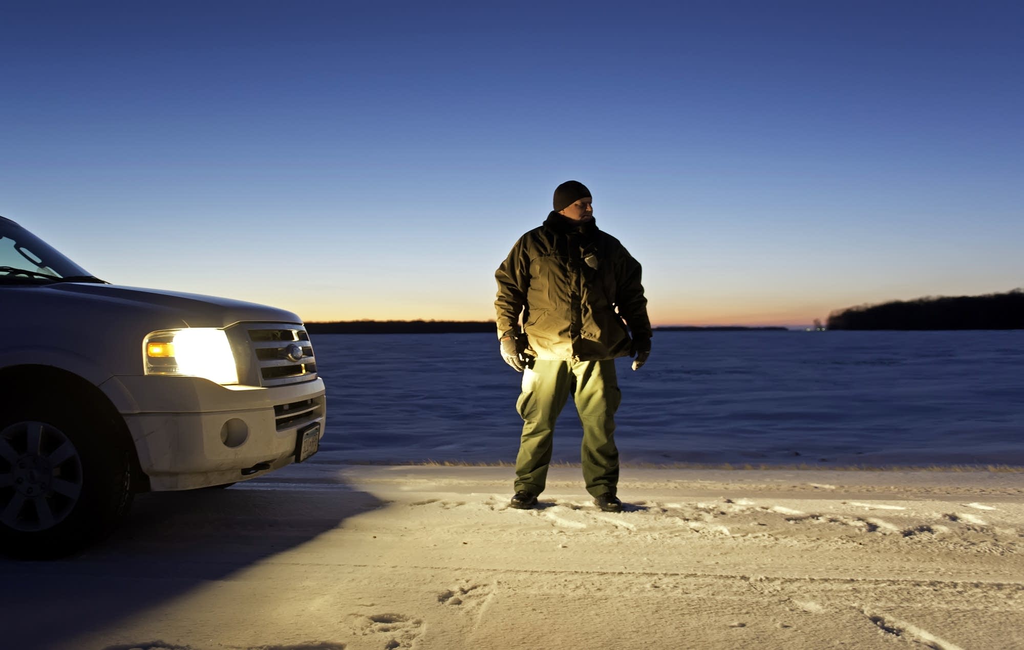 Eric Kuhn, Patrol Agent in Charge for the U.S. Customs in Pembina, N.D.