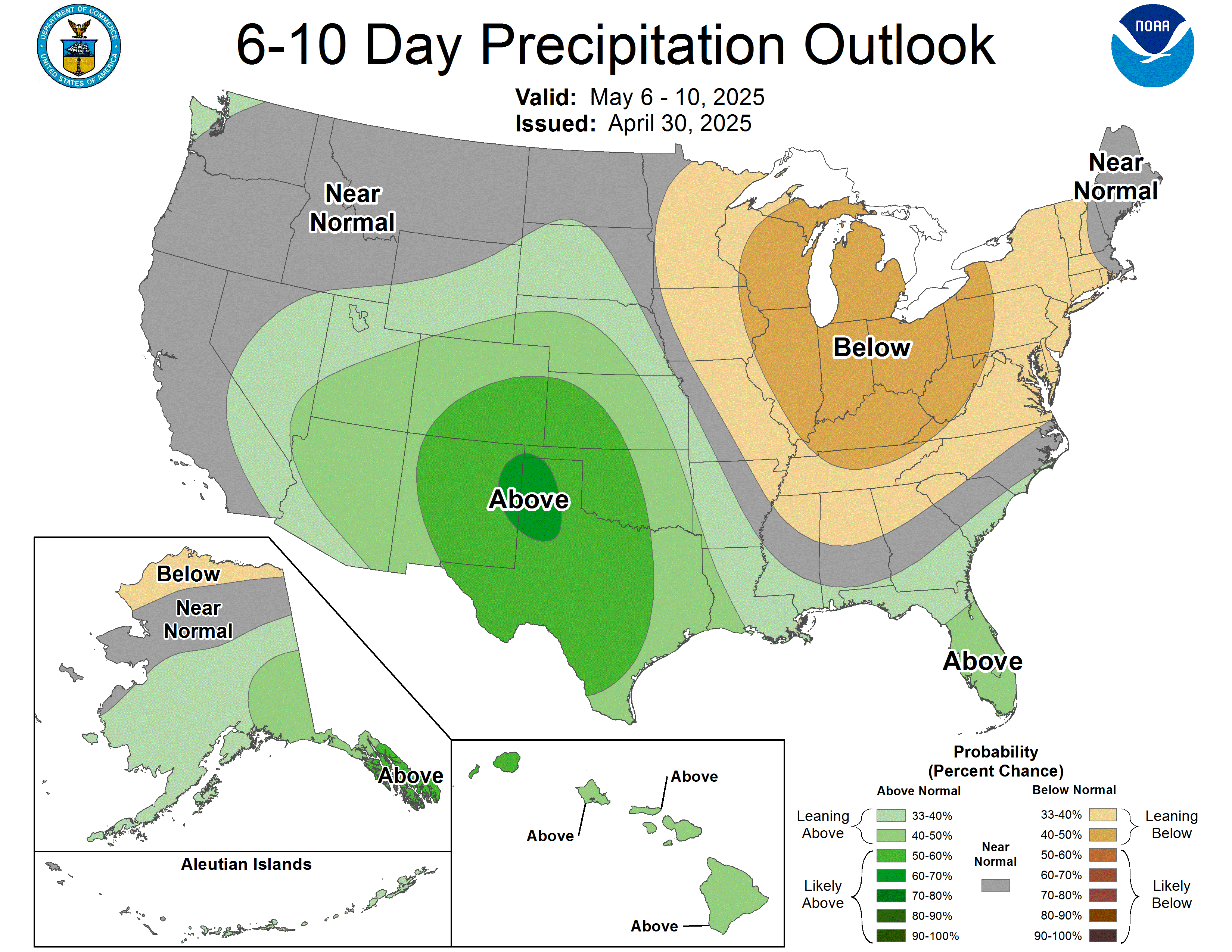 6-10 day precipitation outlook