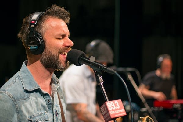 Lucero performs in The Current studios
