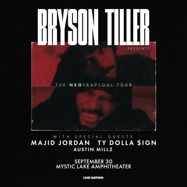 Bryson Tiller at Mystic Lake Amphitheater