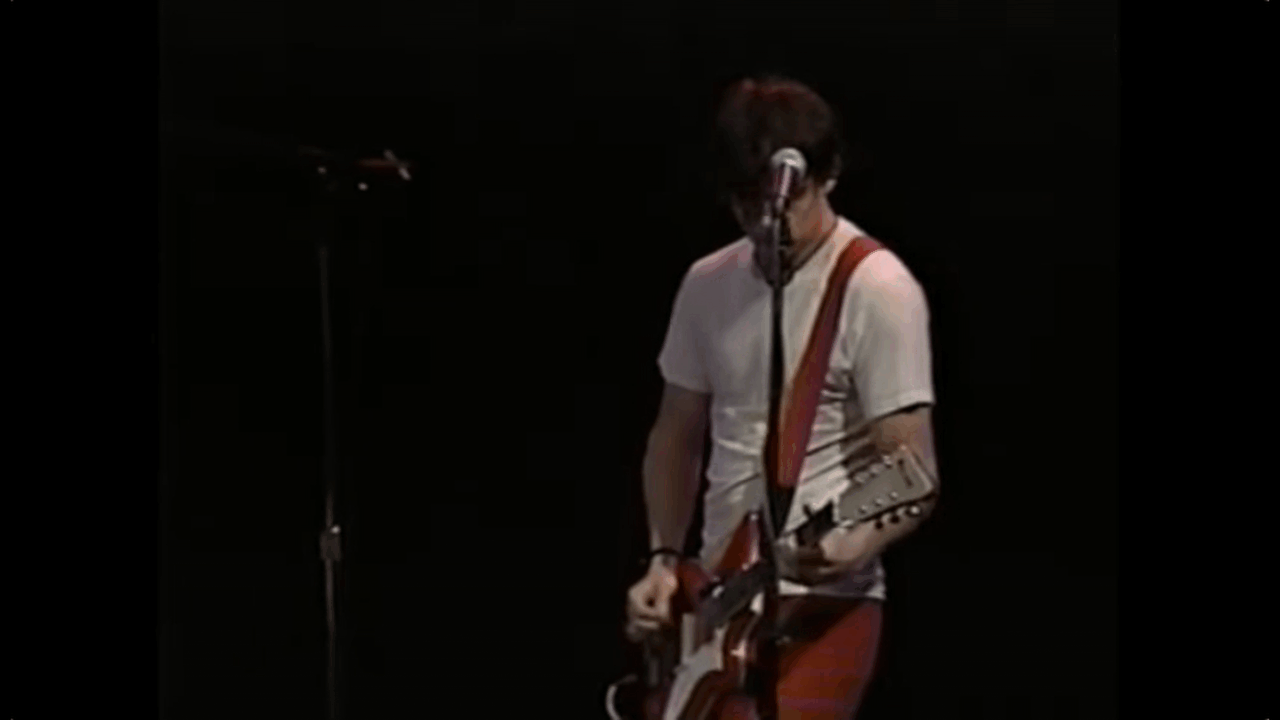 The White Stripes on the Detroit public television series "Backstage Pass" on May 28, 2000. It was the band's first televised performance.