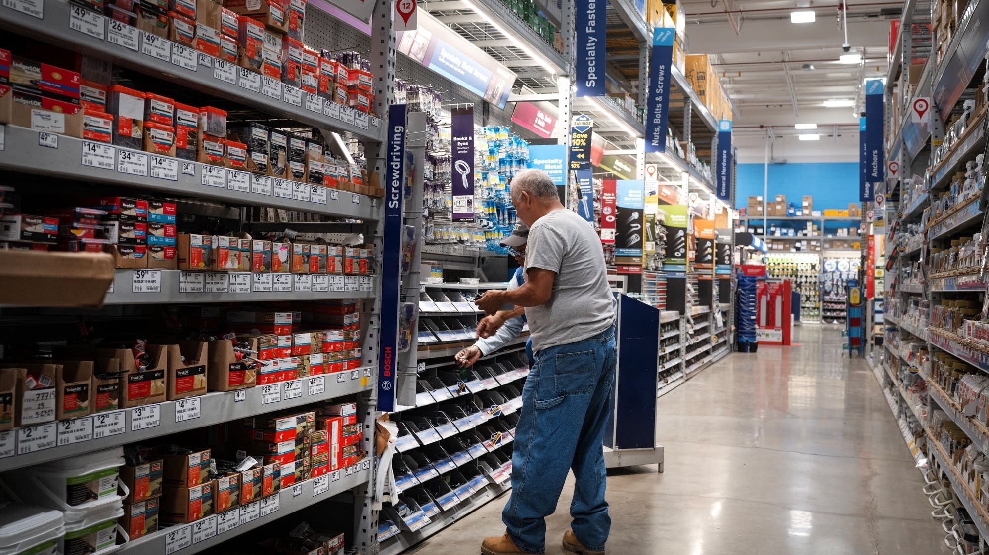 Home improvement stores take a housing market hit