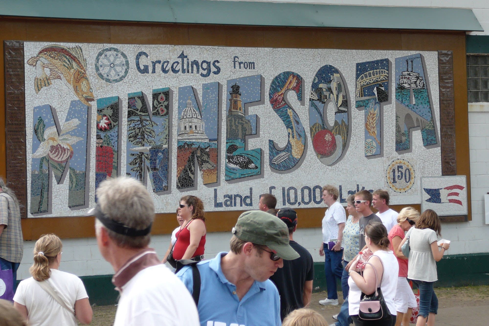 Minnesota mosaic at the Minnesota State Fair