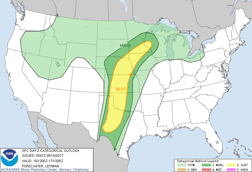 May 15 - Tuesday conv outlook