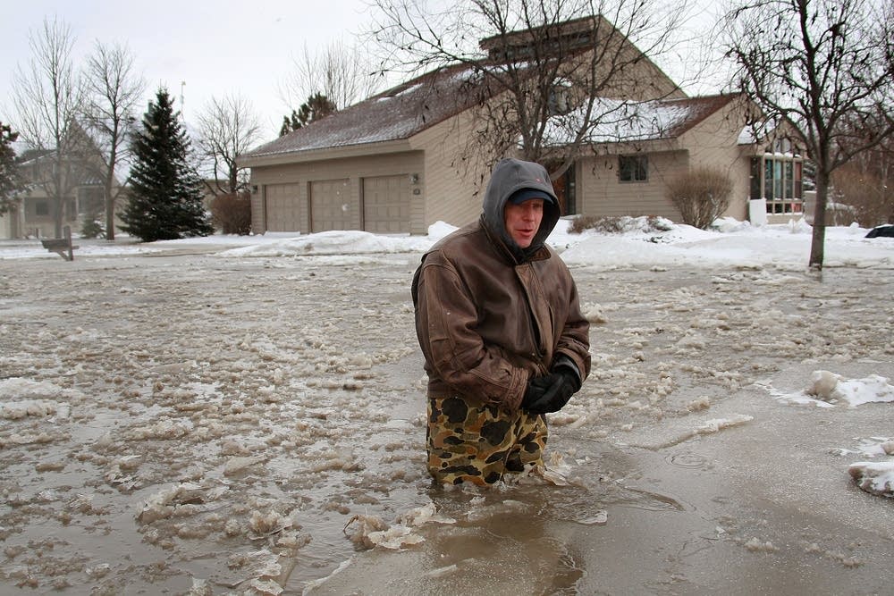 Icy flooding