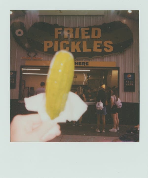 pickle on a stick polaroid 
