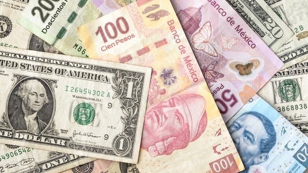 If the value of the dollar climbs against a currency like the Mexican peso, Mexico's debt payments increase.