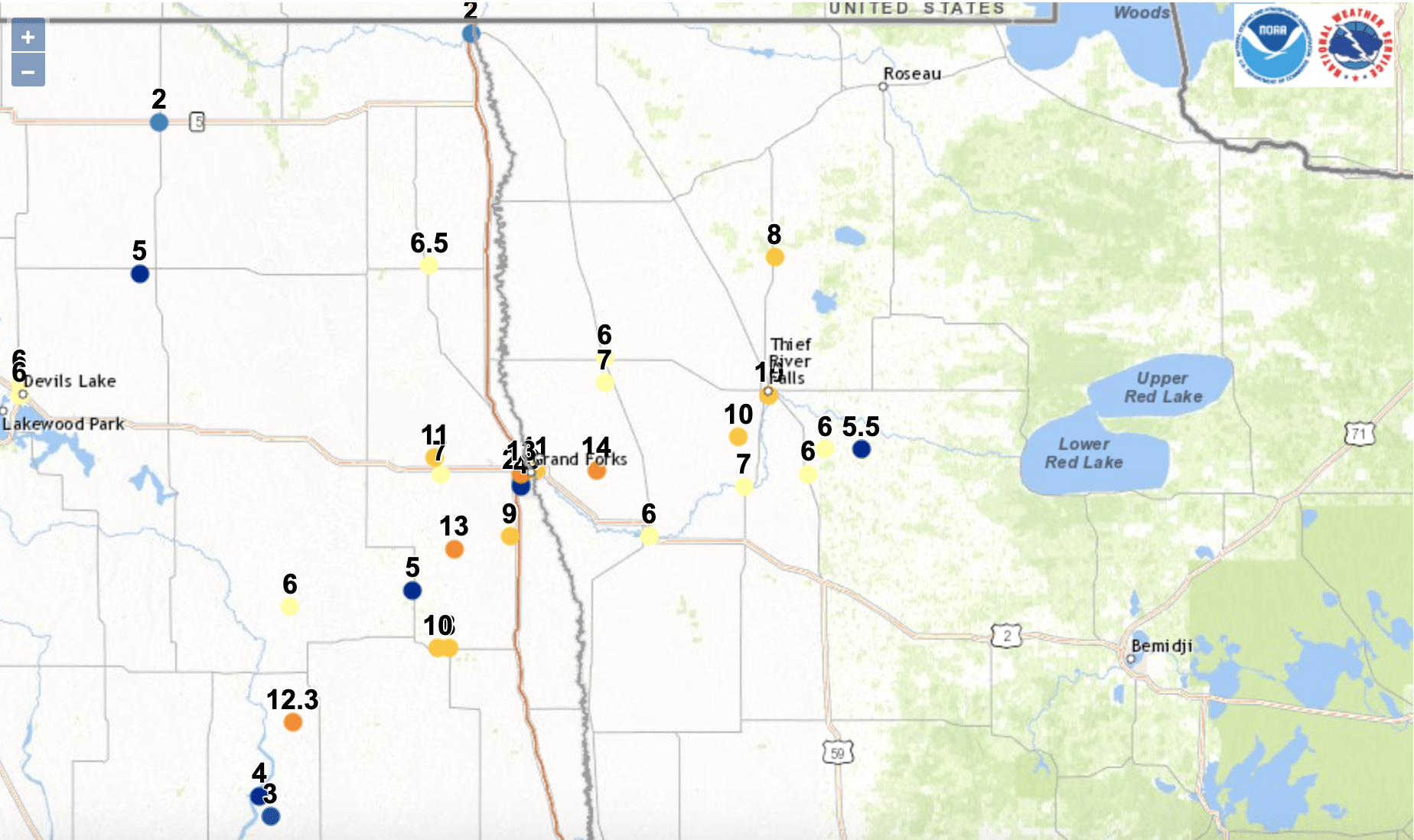 snow reports 7am