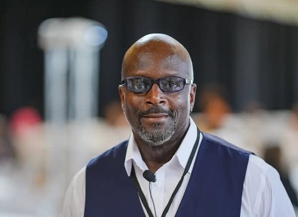 man looking at camera