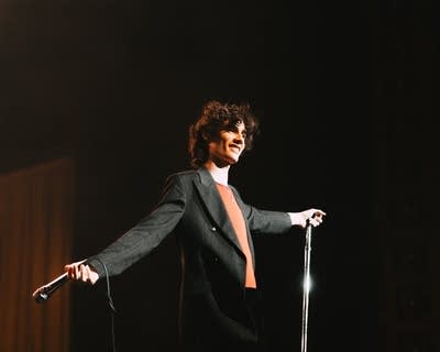 sombr performing on stage