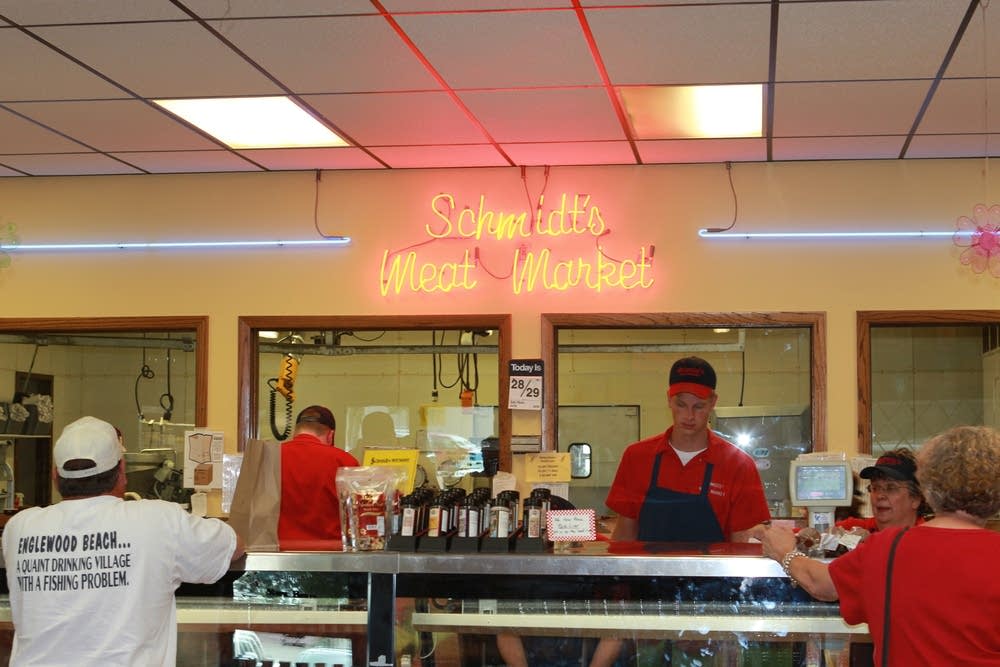 Schmidt's Meat Market in Nicollet, MInn.