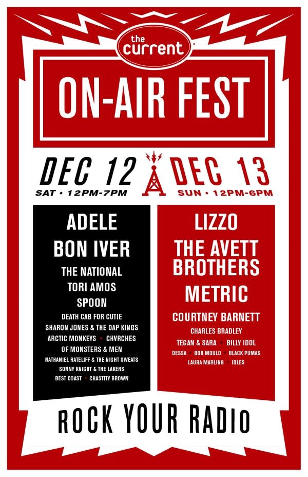 On Air Fest December 2020 visual asset poster 11x17