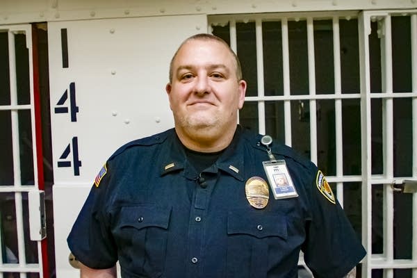 Correctional officer posing for photo