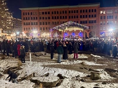 Vigil in Mears Park
